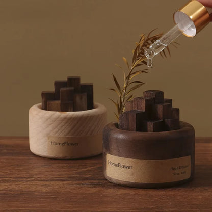 Diffuseur D'Arômes En Bois Sans Flamme – Décoration Zen