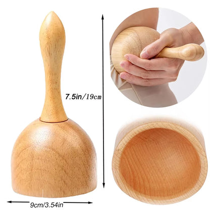 Kit De Massage En Bois Avec Ventouse Et Rouleau – Maderothérapie