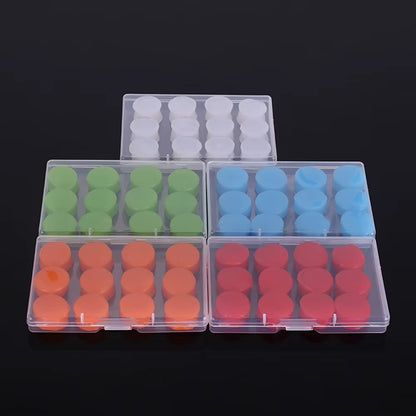 Bouchons D'Oreille En Silicone Réutilisables X12 – Sommeil Paisible