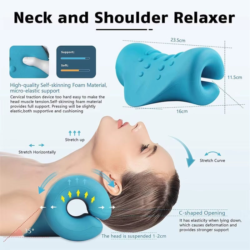 Étireur Cervical Relaxant – Cou & Épaules