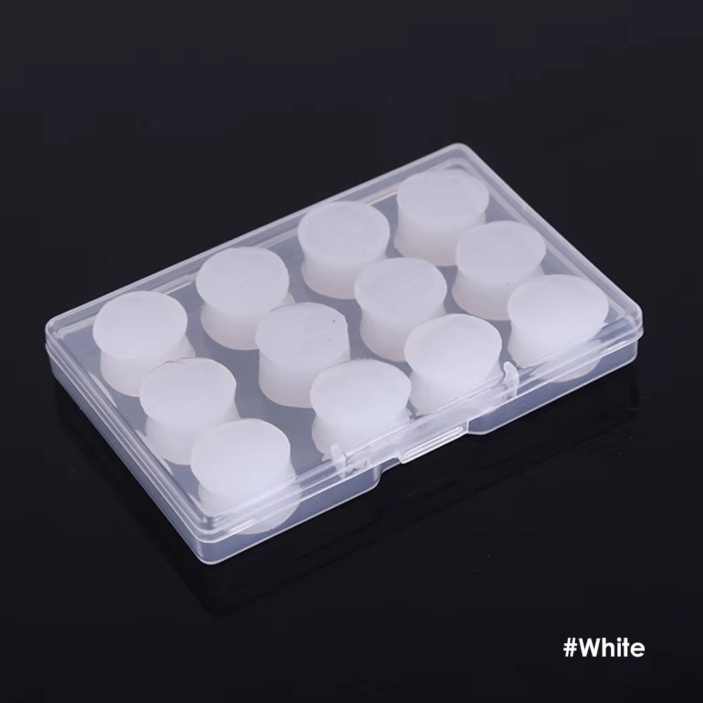 Bouchons D'Oreille En Silicone Réutilisables X12 – Sommeil Paisible