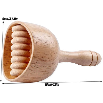 Kit De Massage En Bois Avec Ventouse Et Rouleau – Maderothérapie