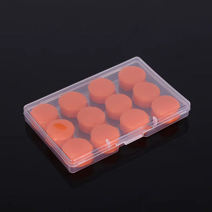 Bouchons D'Oreille En Silicone Réutilisables X12 – Sommeil Paisible